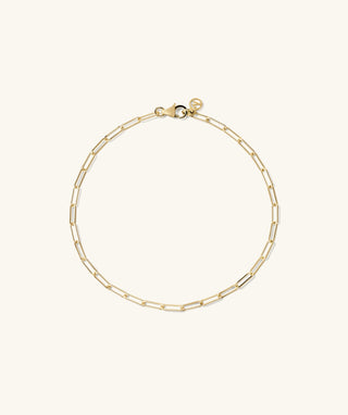 Boyfriend Bold Bracelet 14k Yellow Gold
