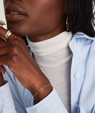 Boyfriend Bold Bracelet 14k Yellow Gold
